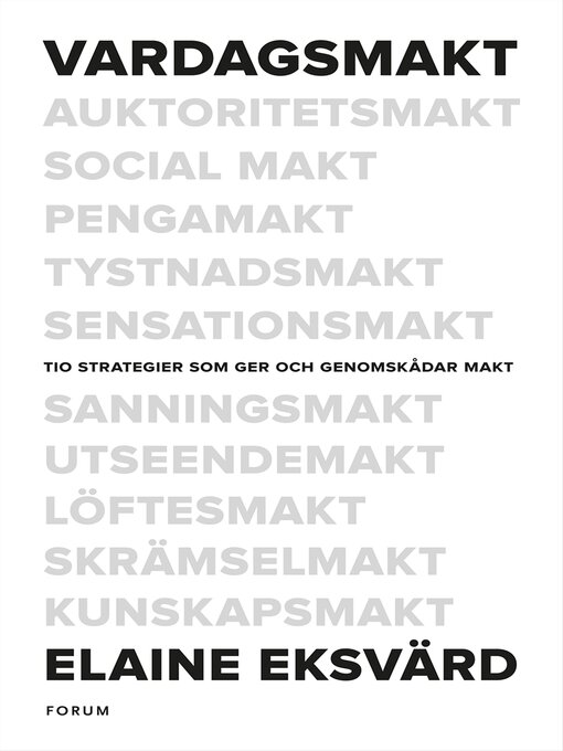 Title details for Vardagsmakt by Elaine Eksvärd - Available